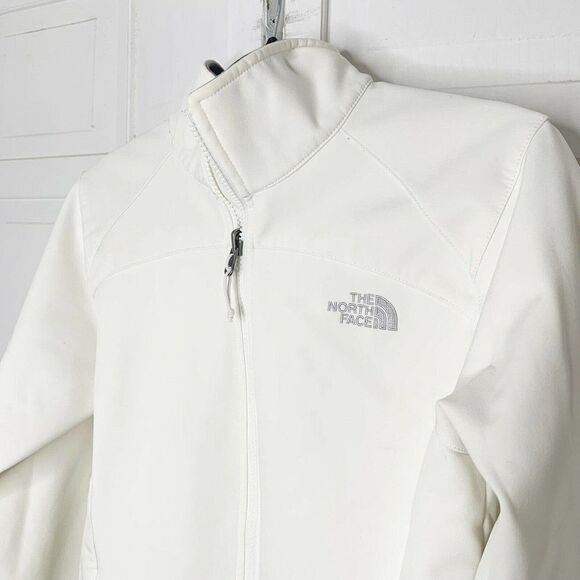 The North Face Apex Risor Softshell Jacket Women’s Medium Off White Size Small - Picture 8 of 11